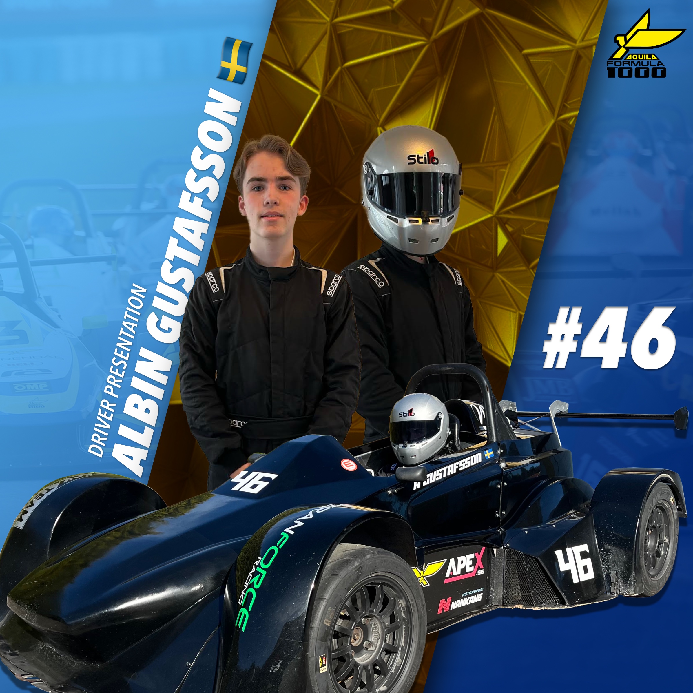 📣 Driver Presentation – 🇸🇪 Albin Gustafsson