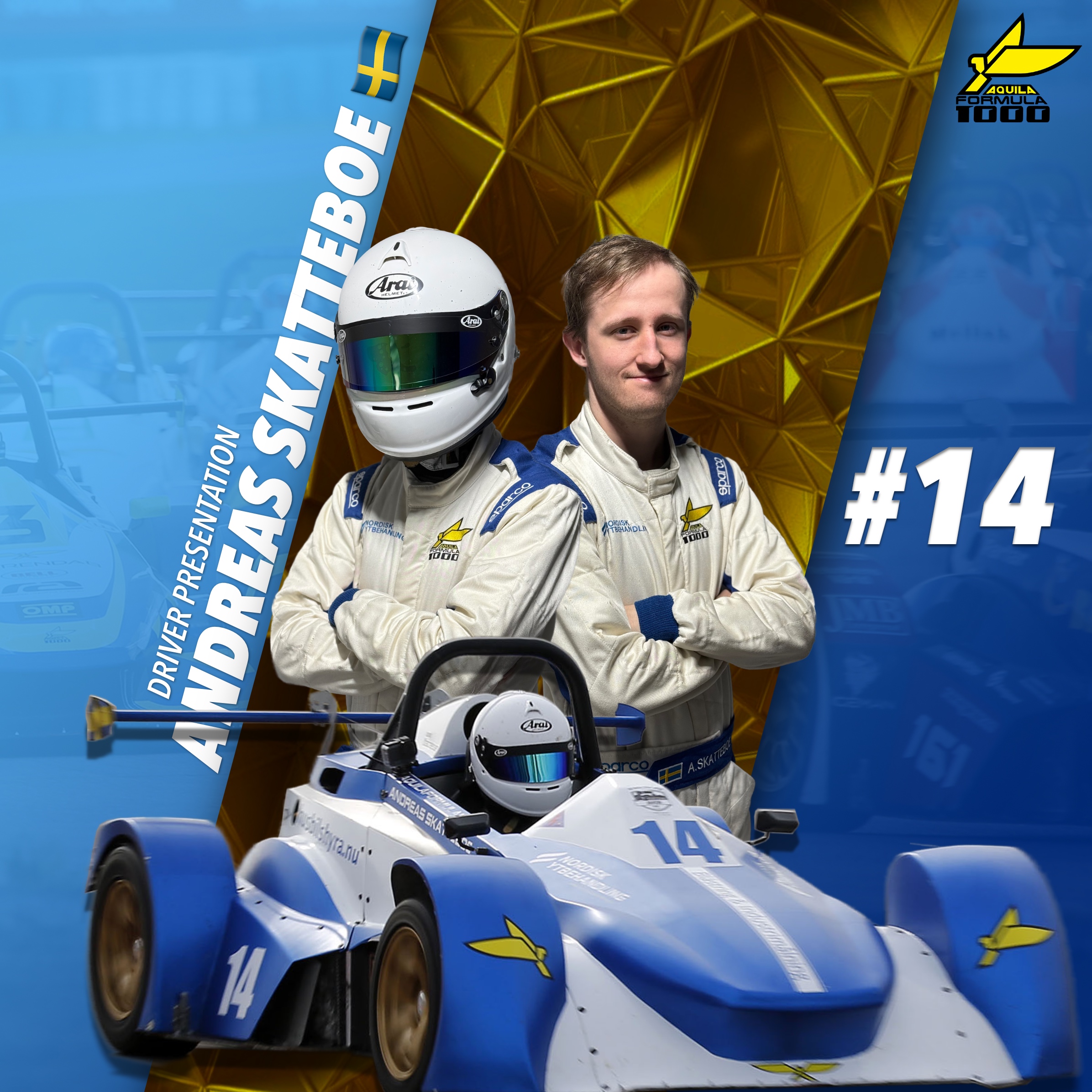 📣 Driver Presentation – 🇸🇪 Andreas Skatteboe