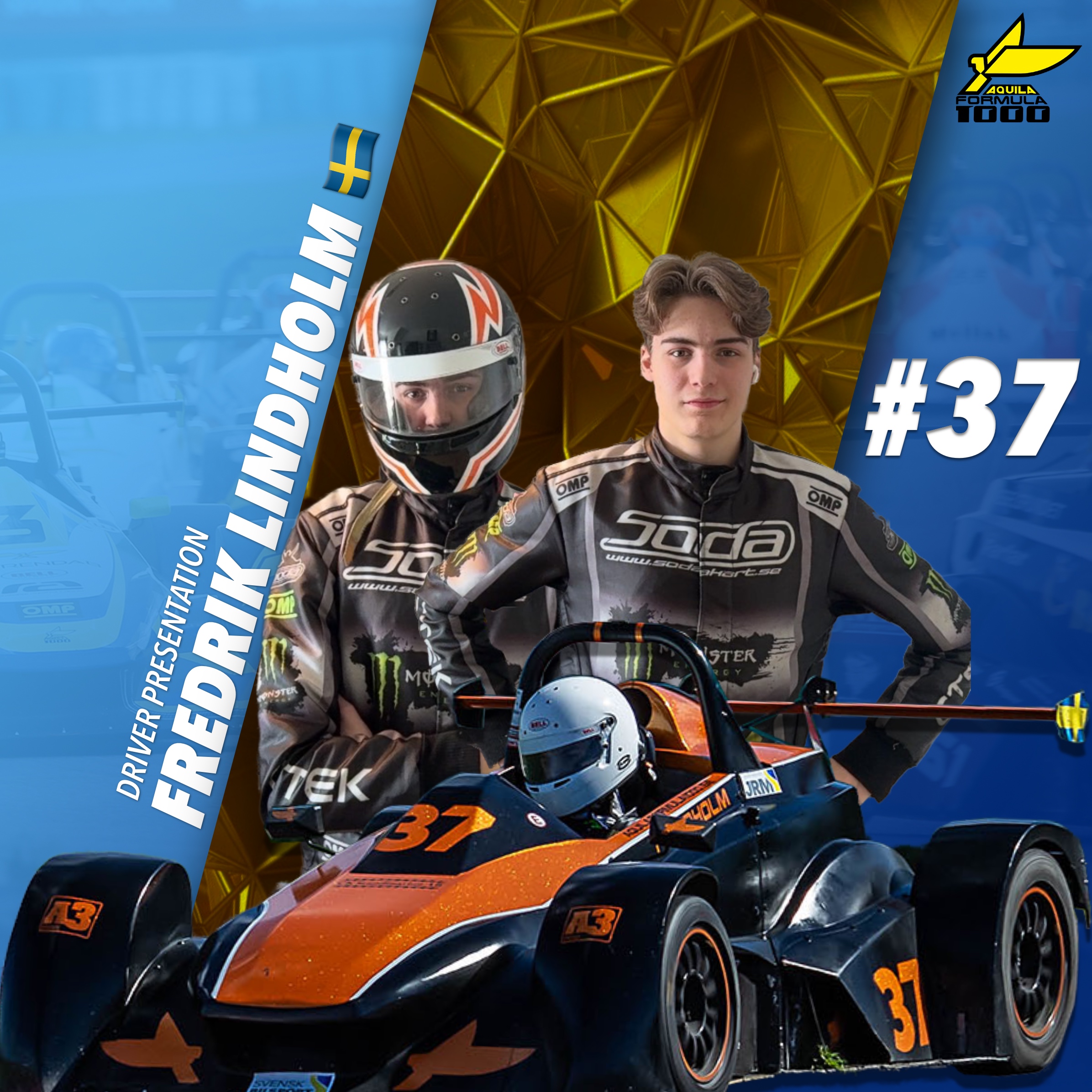 📣 Driver Presentation – 🇸🇪 Fredrik Lindholm