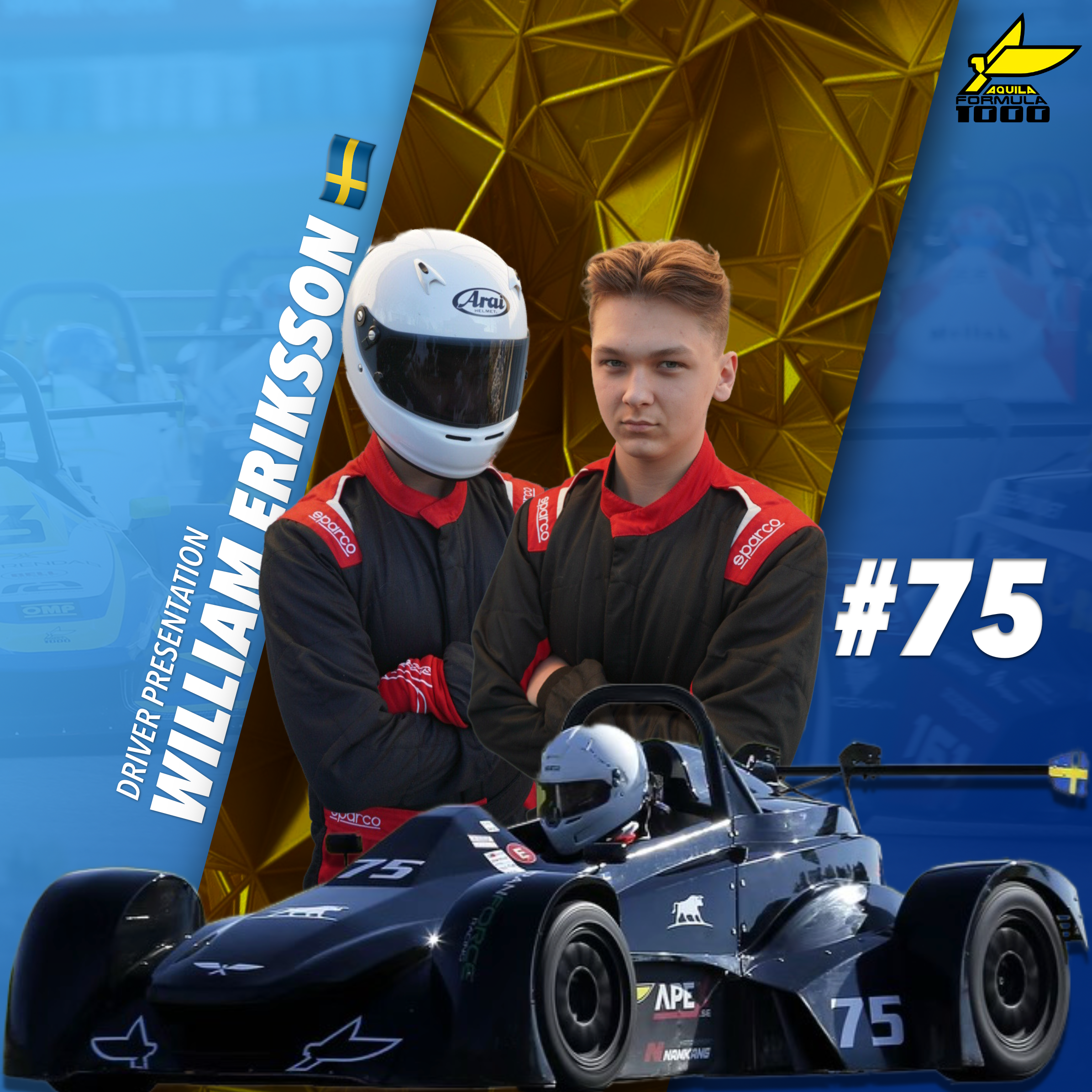 📣 Driver Presentation – 🇸🇪 William Eriksson