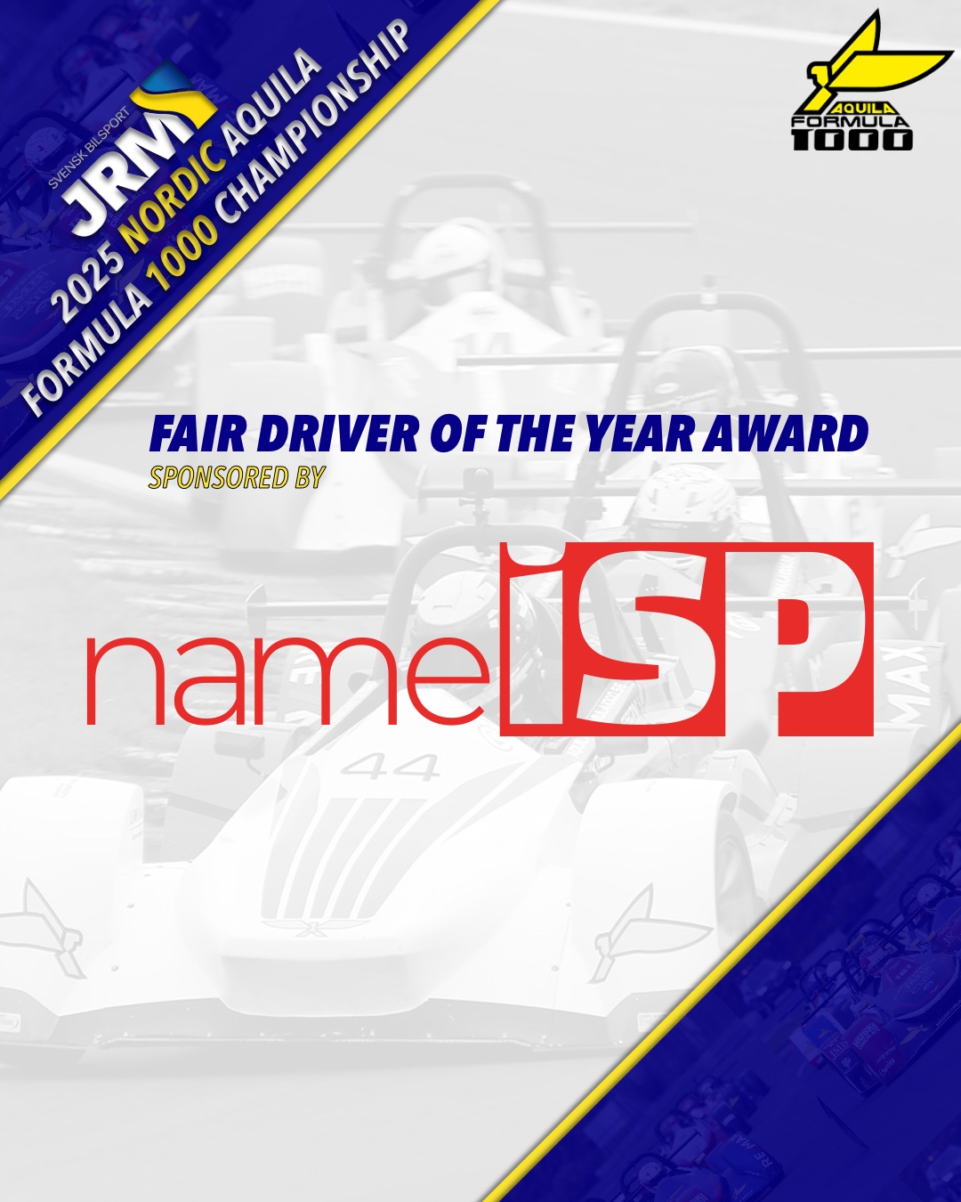 🚨 Partnership Announcement 🚨 The nameISP Fair Driver of the Year